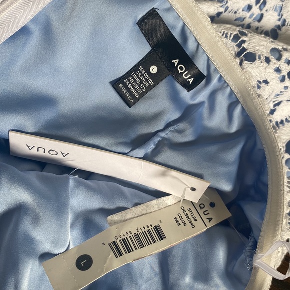 Aqua - guipure lace dress - sz. L. - Picture 5 of 5